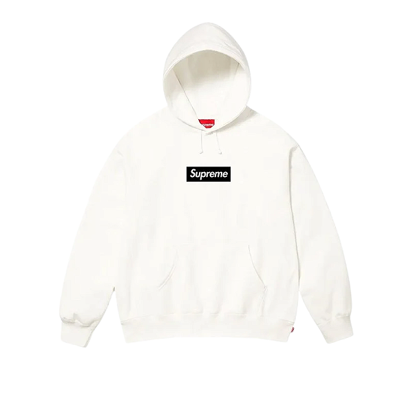 SUPREME - Moletom Box Logo Paris Anniversary "Branco" -NOVO-