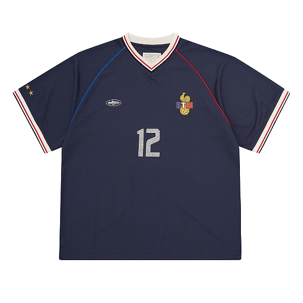 CORTEIZ - Camisa Jersey France "Azul Marinho" -NOVO-