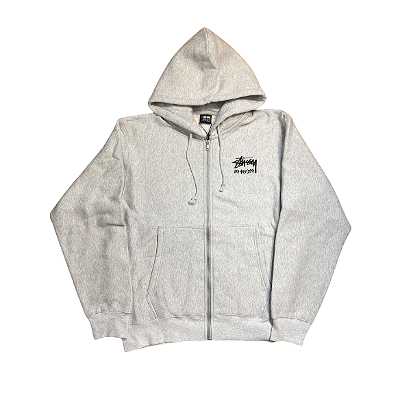 STUSSY - Moletom Los Angeles Zip Up "Cinza Claro" -NOVO-