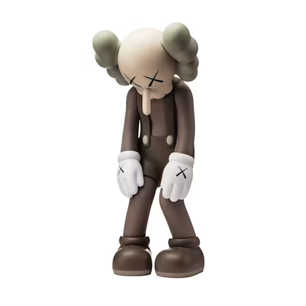 PRÉ VENDA - KAWS - Boneco Small Lie Companion Vinyl Figure "Brown" - NOVO-