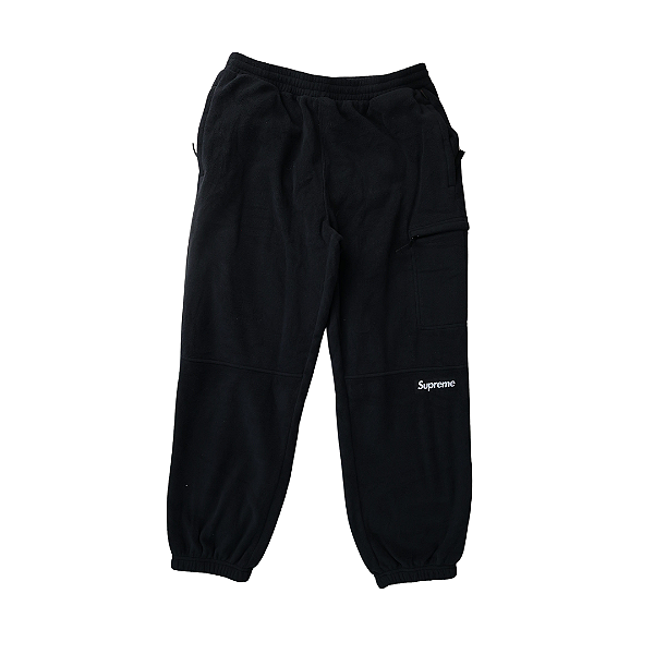 SUPREME x POLARTEC - Calça FW24 "Preto” -USADO-