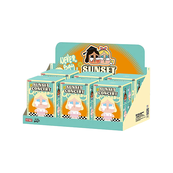 POP MART x CRYBABY - Sunset Concert Series Plush Pendant -UNIDADE-
