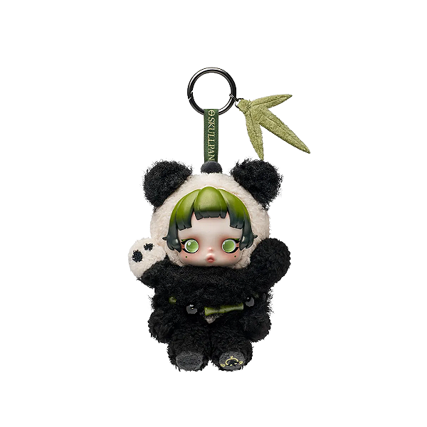 POP MART x SKULLPANDA - Lazy Panda Plush Doll Pendant -UNIDADE-