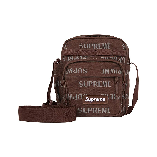 SUPREME - Bolsa Shoulder FW26 "Marrom" -NOVO-