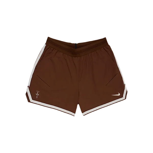 PRÉ VENDA - NIKE x TRAVIS SCOTT - Bermuda Slam Nikecourt Dri-Fit "Marrom" -NOVO-