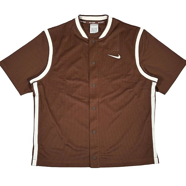 PRÉ VENDA - NIKE x TRAVIS SCOTT - Camisa NikeCourt Dri-Fit Slam Cactus Jack Shooting "Marrom" -NOVO-
