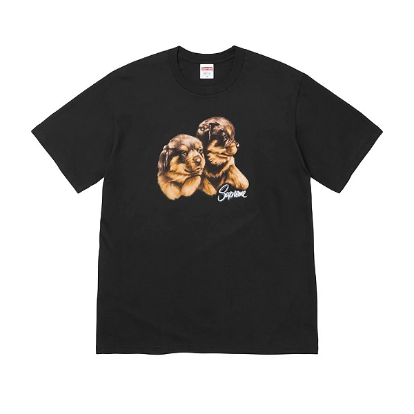 SUPREME - Camiseta Puppies FW26 "Preto" -NOVO-