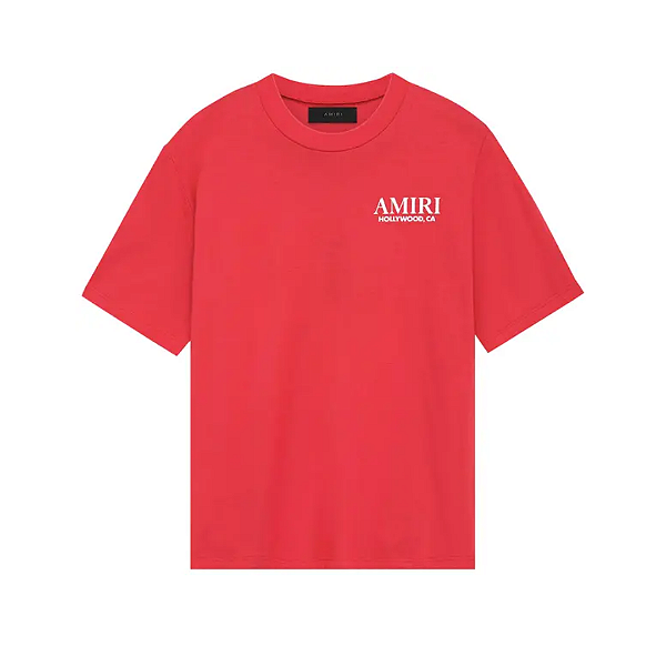 AMIRI - Camiseta Bones Stacked "Vermelho" -NOVO-