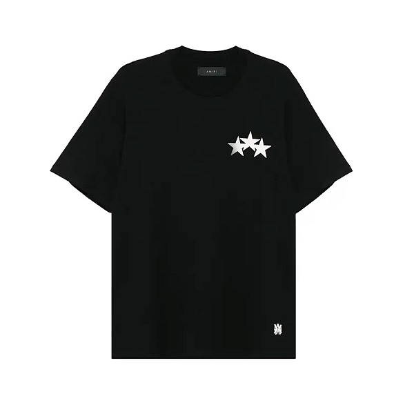 AMIRI - Camiseta Three Star "Preto" -NOVO-