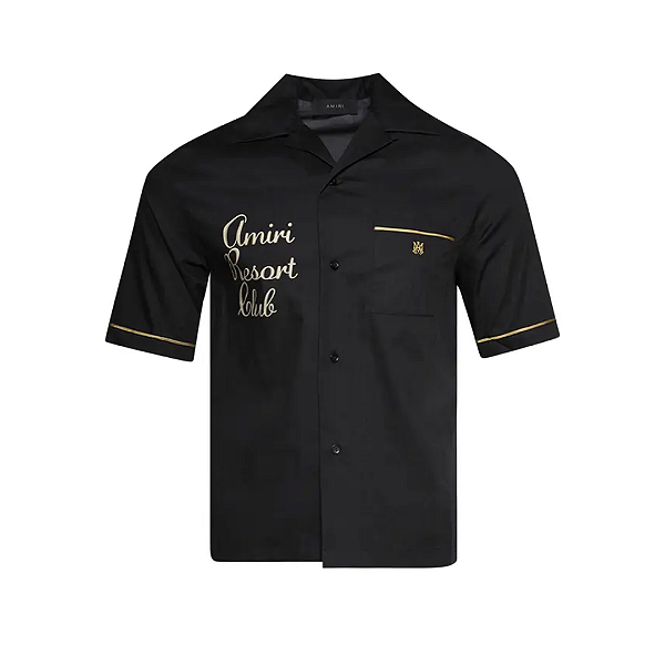 AMIRI - Camisa Resort Club Embroidered "Preto" -NOVO-