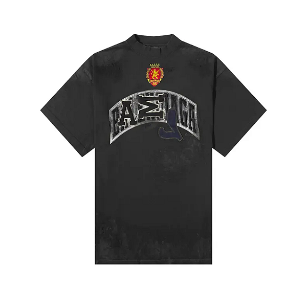 BALENCIAGA - Camiseta Skater Logo "Preto" -NOVO-