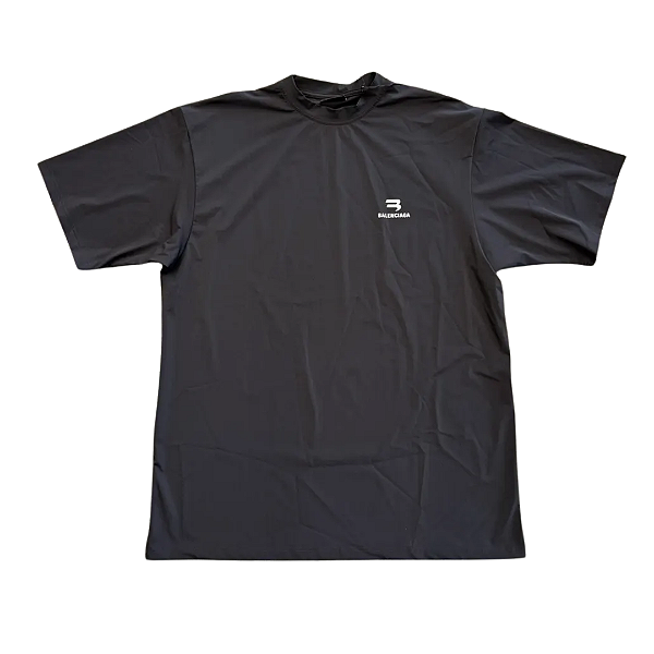 BALENCIAGA - Camiseta Sporty B Swin "Preto" -NOVO-