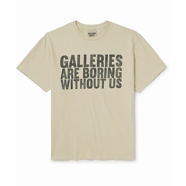 GALLERY DEPT. - Camiseta Boring "Creme" -NOVO-