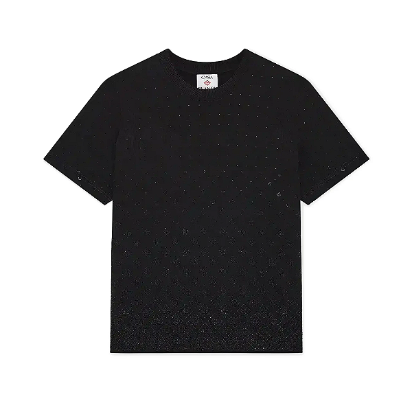 CASABLANCA - Camiseta Crystal Monogram "Preto" -NOVO-