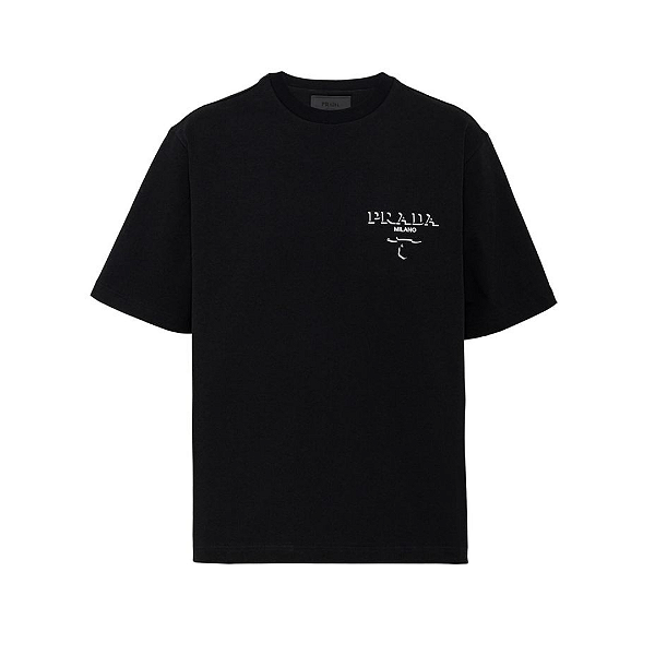 PRADA - Camiseta Cotton "Preto" -NOVO-