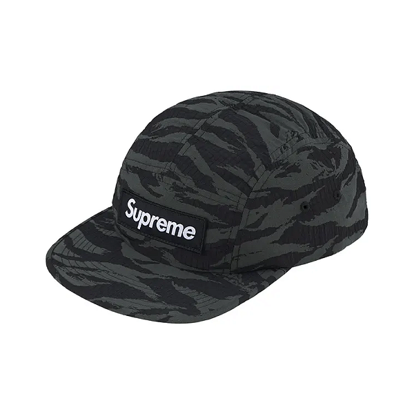 SUPREME - Boné Tiger Camo Ridstop Camp "Preto" -NOVO-