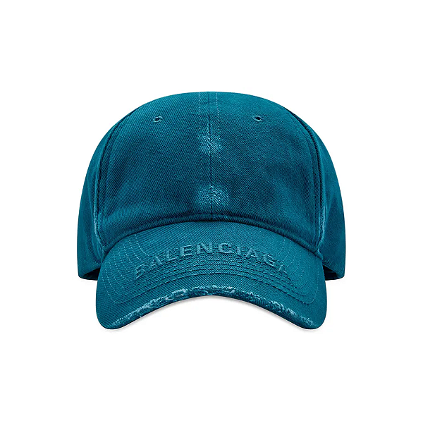 BALENCIAGA - Boné Logo Visor "Indigo" -NOVO-