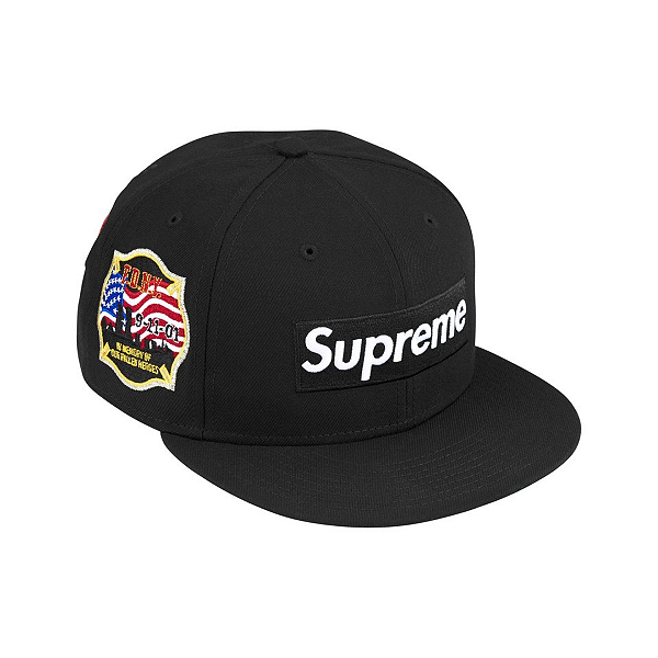 SUPREME x NEW ERA x FDNY - Boné Box Logo FW26 "Preto" -NOVO-