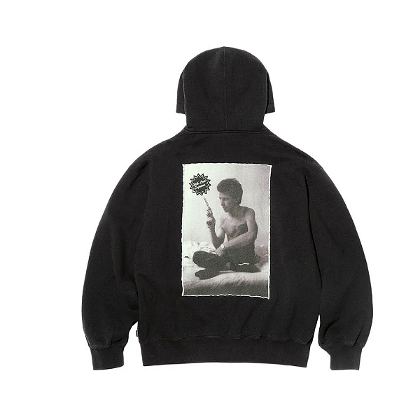 SUPREME x LARRY CLARK - Moletom Zip Up FW26 "Preto" -NOVO-