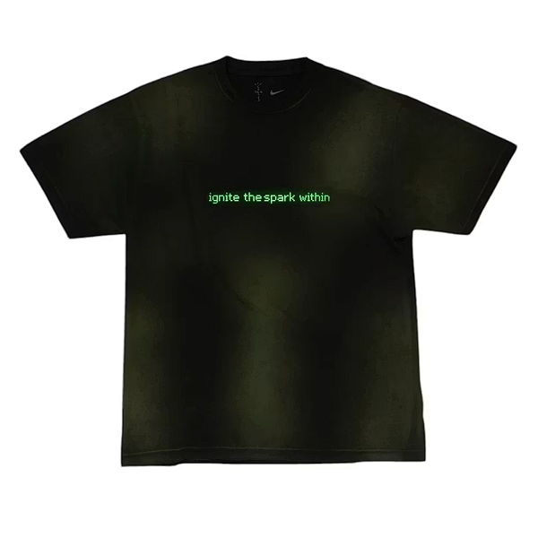 TRAVIS SCOTT x NIKE - Camiseta Cactus Jack Ignite The Spark Within "Preto" -NOVO-