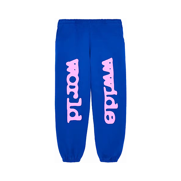 SP5DER - Calça de Moletom Beluga "Azul" -NOVO-