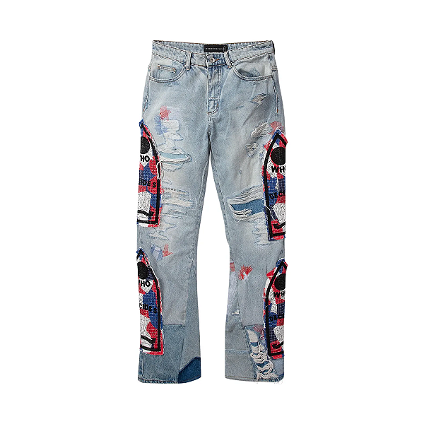 WHO DECIDES WAR - Calça Glory "Azul" -NOVO-