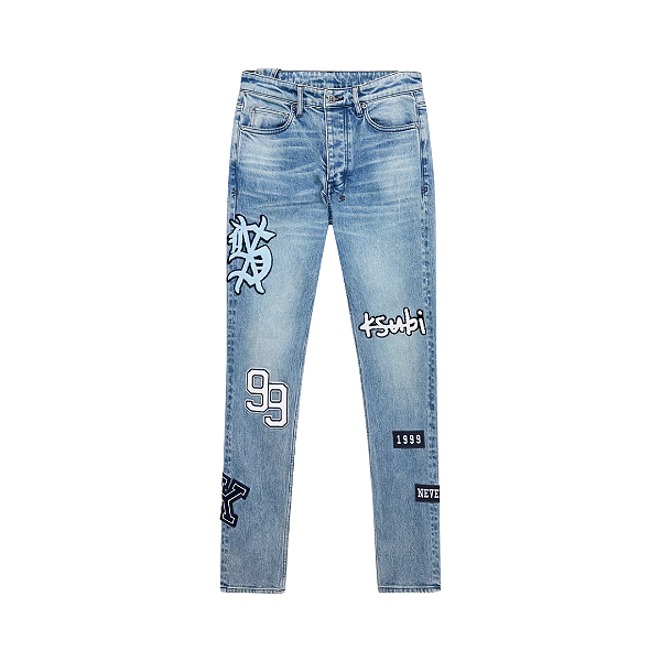 KSUBI - Calça Chitch Patched "Azul" -NOVO-