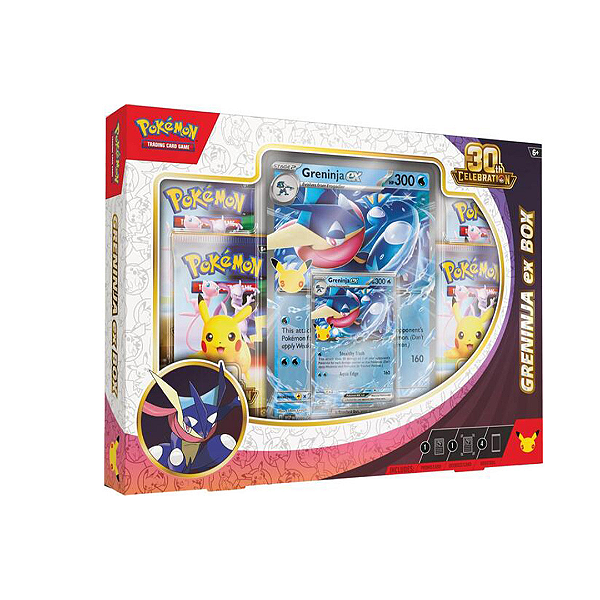 POKÉMON TCG - Box 30TH Celebration (EN-US) "Greninja Ex Box" -NOVO-