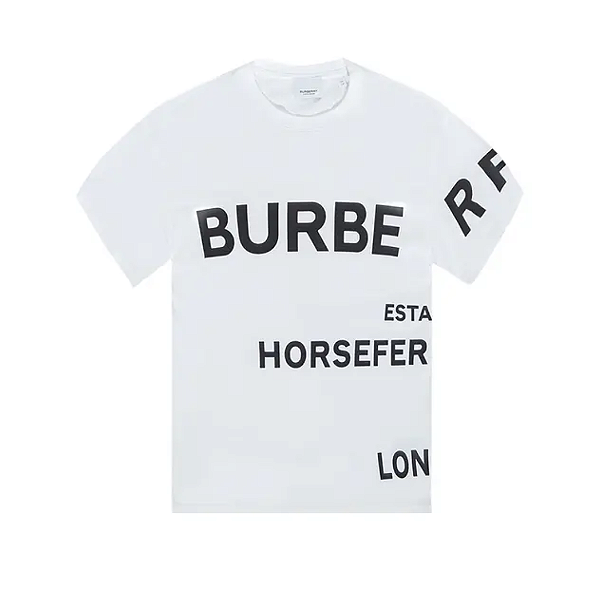 BURBERRY - Camiseta Horseferry Print "Branco" -NOVO-