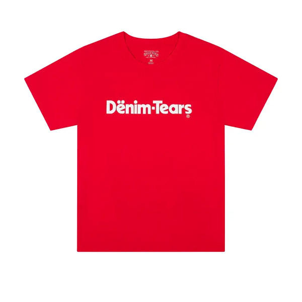 DENIM TEARS - Camiseta Blood "Vermelho" -NOVO-