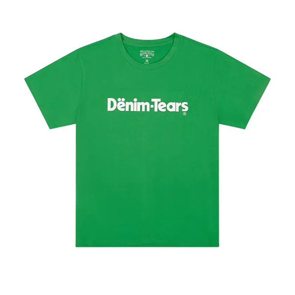 DENIM TEARS - Camiseta Africa "Verde" -NOVO-