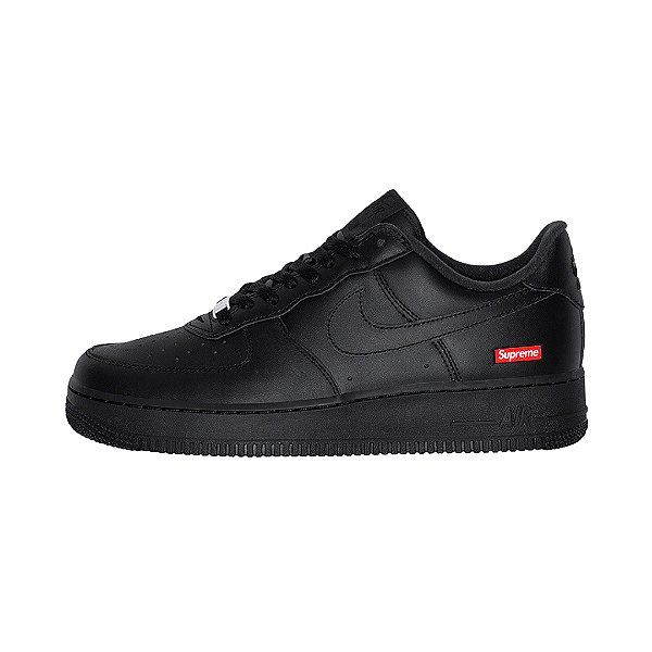 PRÉ VENDA - NIKE x SUPREME - Air Force 1 Low "Black" -NOVO-