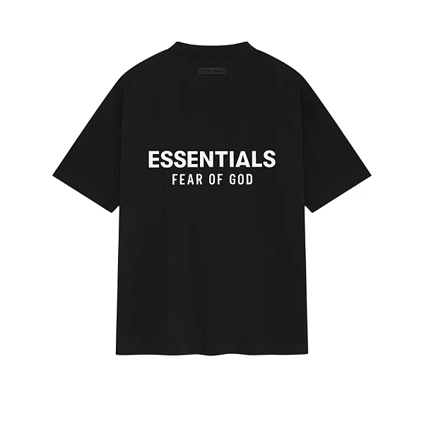 FEAR OF GOD - Camiseta Essentials Classic "Vintage Black" -NOVO-