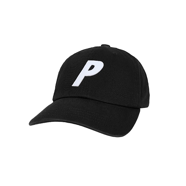 PALACE - Boné 6-Panel P SS26 "Preto" -NOVO-