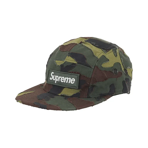 SUPREME - Boné Layered Camo Camp SS25 "Woodland Camo" -NOVO-