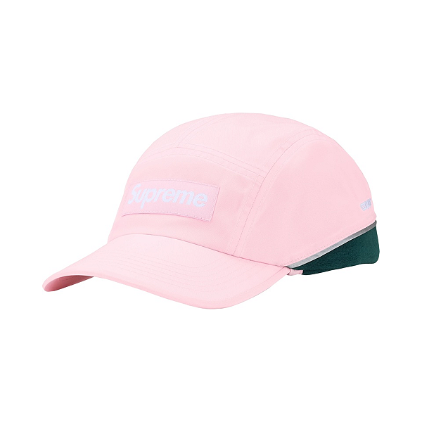 SUPREME x POLARTEC - Boné Lined Packable Earflap Camp SS25 "Rosa" -NOVO-