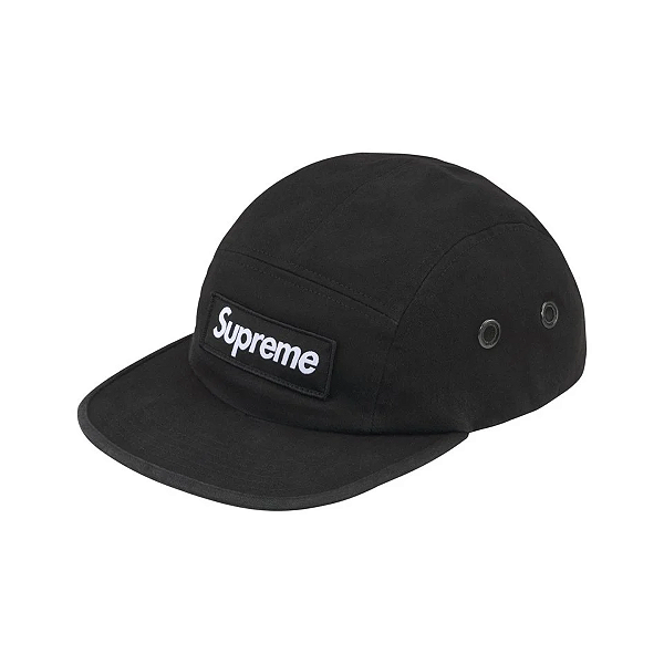 SUPREME x A.PRESSE - Boné Camp FW26 "Preto" -NOVO-