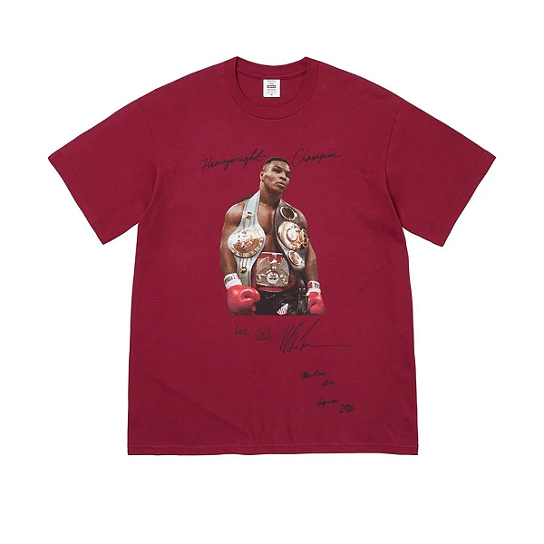 SUPREME x MARTINE ROSE - Camiseta Champion FW26 "Vinho" -NOVO-