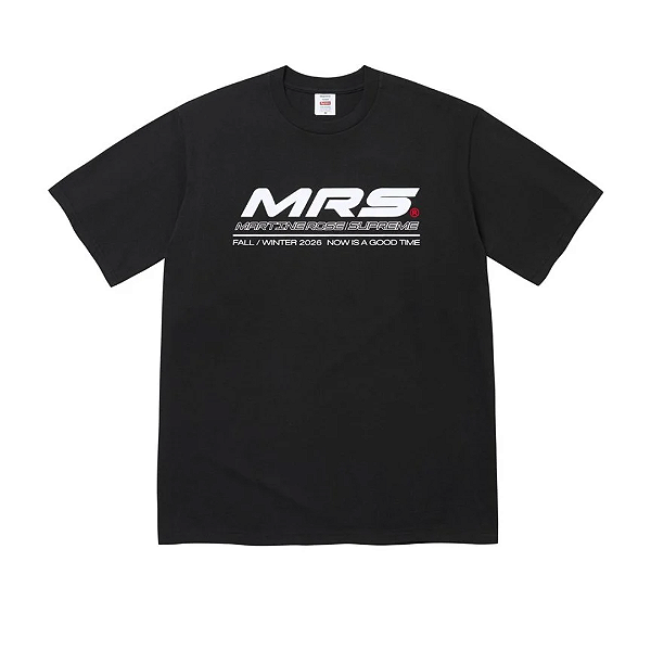 SUPREME x MARTINE ROSE - Camiseta Now "Preto" -NOVO-