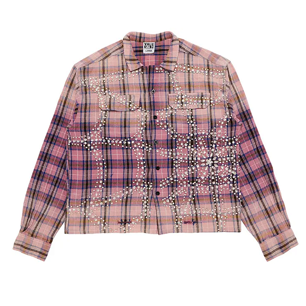 VALE LIVES FOREVER - Camisa Piggy Bank Flannel "Rosa" -NOVO-