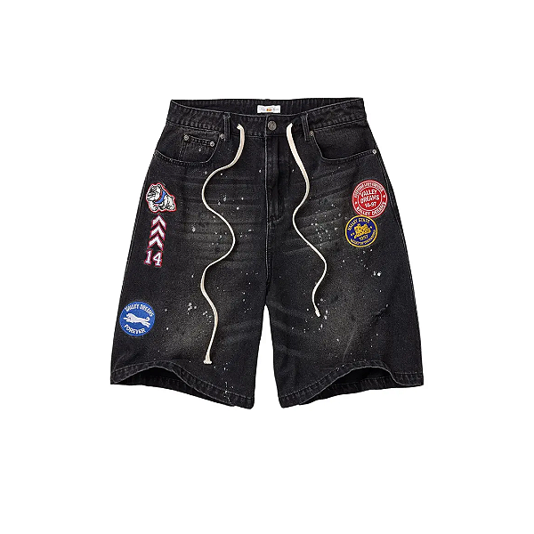 VALE LIVES FOREVER - Bermuda Paradise Jorts "Preto" -NOVO-