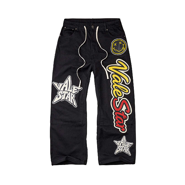 VALE LIVES FOREVER - Calça Vale Fest Denim "Preto" -NOVO-