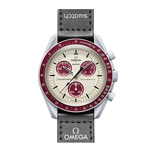 SWATCH x OMEGA - Relógio Bioceramic Moonswatch "Mission To Pluto"  -NOVO-