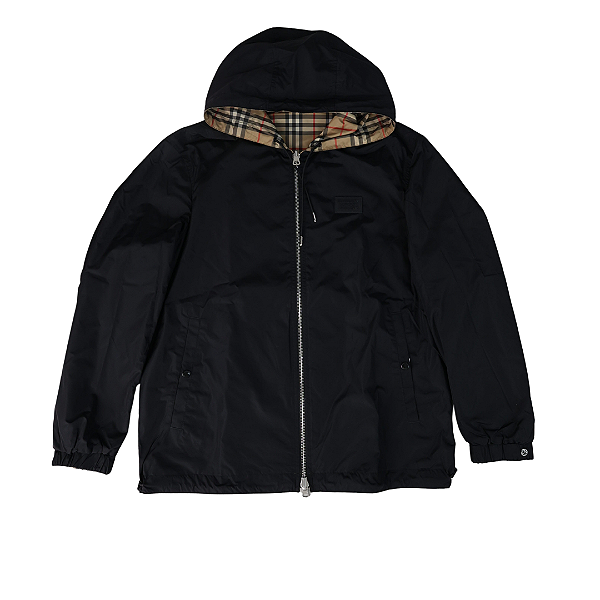 BURBERRY - Jaqueta Dupla Face "Preto/Xadrez" -USADO-