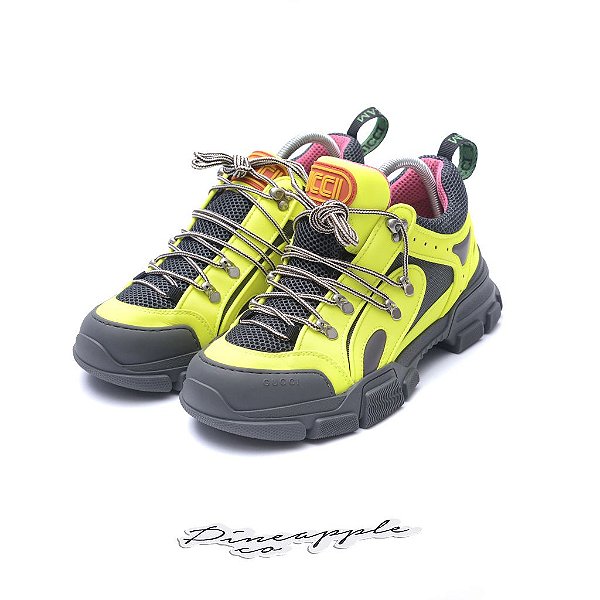 GUCCI - Flashtrek SEGA "Reflective Yellow" -USADO-