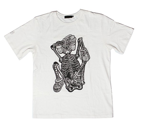 !ORIGINAL FAKE - Camiseta Kaws "Branco" -USADO-