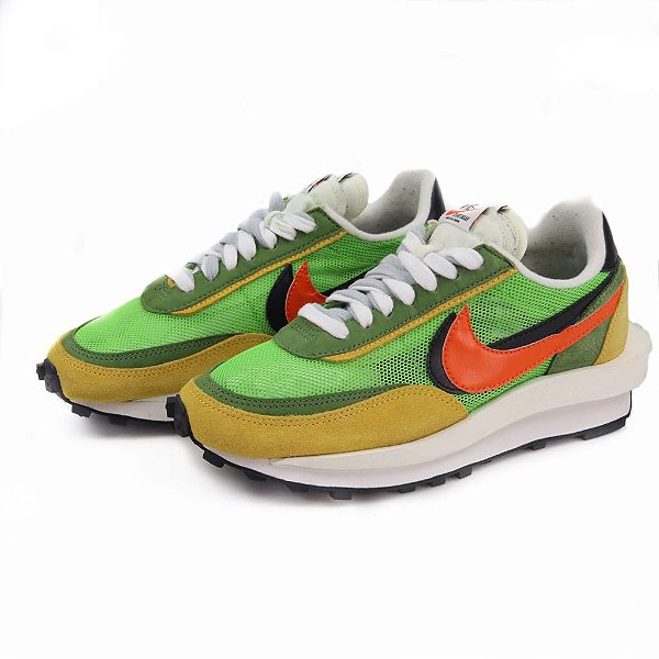 NIKE x SACAI - LD Waffle "Green Multi" -USADO-