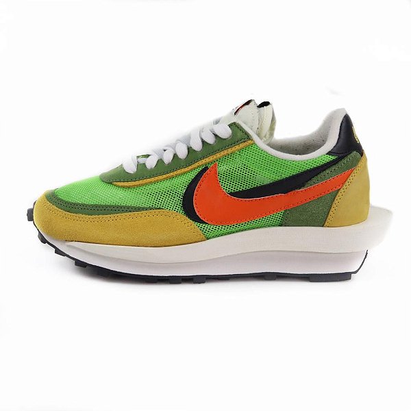 NIKE x SACAI - LD Waffle "Green Multi" -USADO-