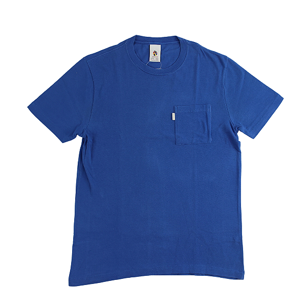 AIMÉ LEON DORE - Camiseta Pocket "Azul" -USADO-