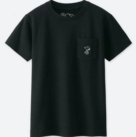 UNIQLO x KAWS x PEANUTS - Camiseta Graphic "Preto" (Infantil) -NOVO-